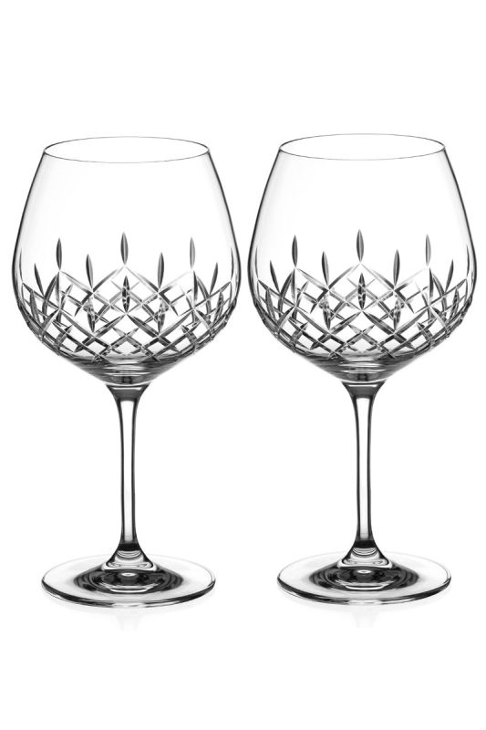 Hampton Crystal Balloon Gin Glasses | Gift Boxed Pair