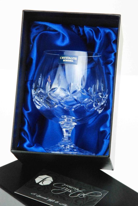 Single Admiralty Crystal Brandy Glass in Presentation Box