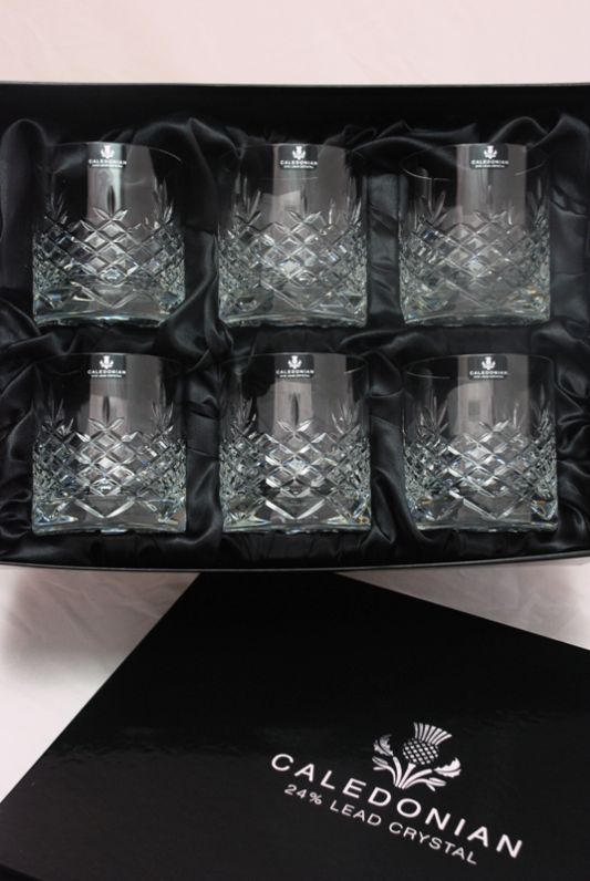 Buckingham Crystal Whisky Glasses | Set of 6