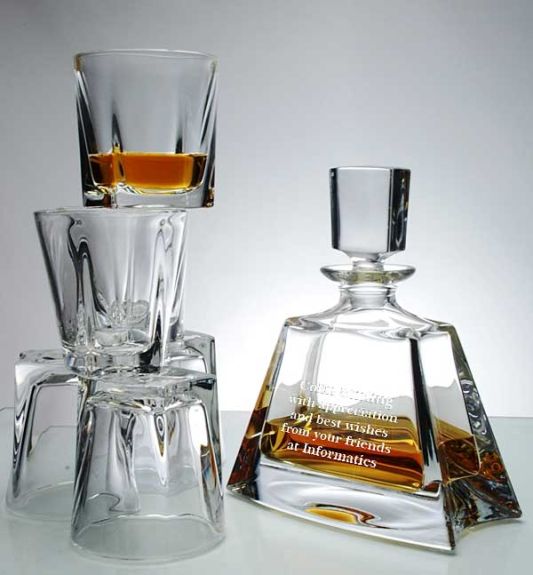 Personalised Kathrene Decanter & Tumbler Set